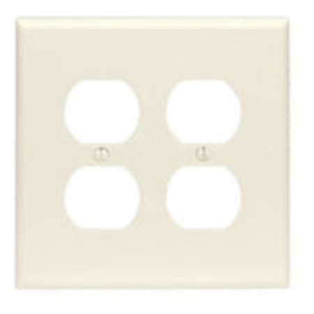 LEVITON Wallplates La Wp 2G 2Dup Midway Size 80516-T